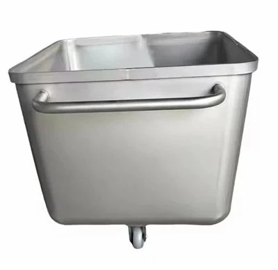 Rustfrit stål 200L -vogn